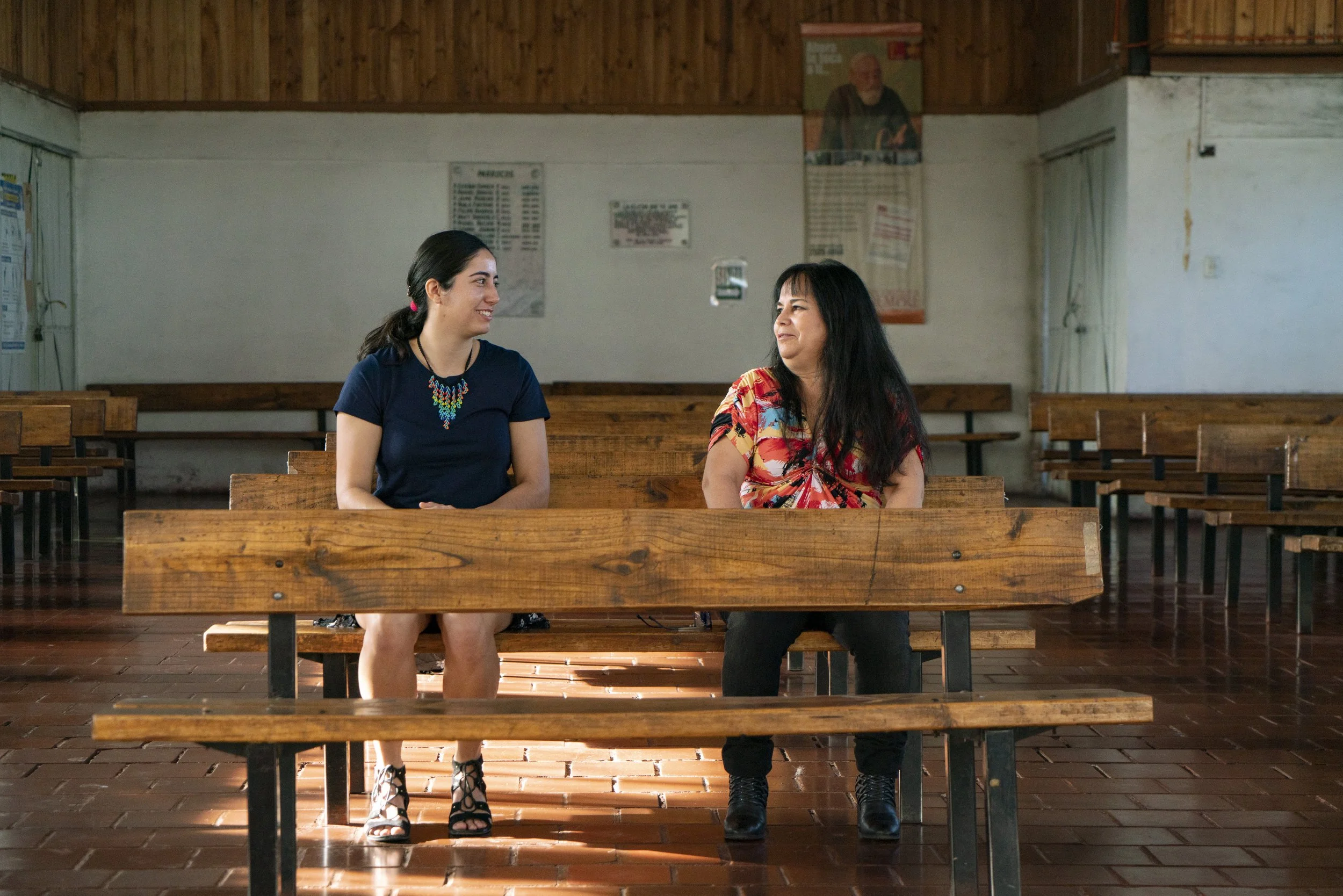 Carolina & her mother, Ines, in Chile