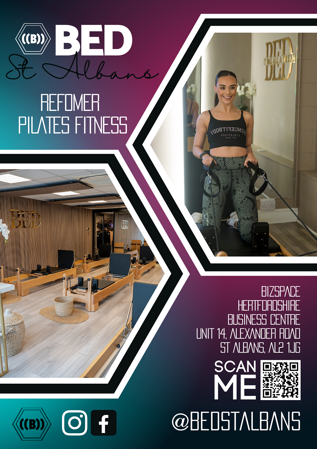 Bounce Bed St. Albans Reformer Pilates Hertfordshire