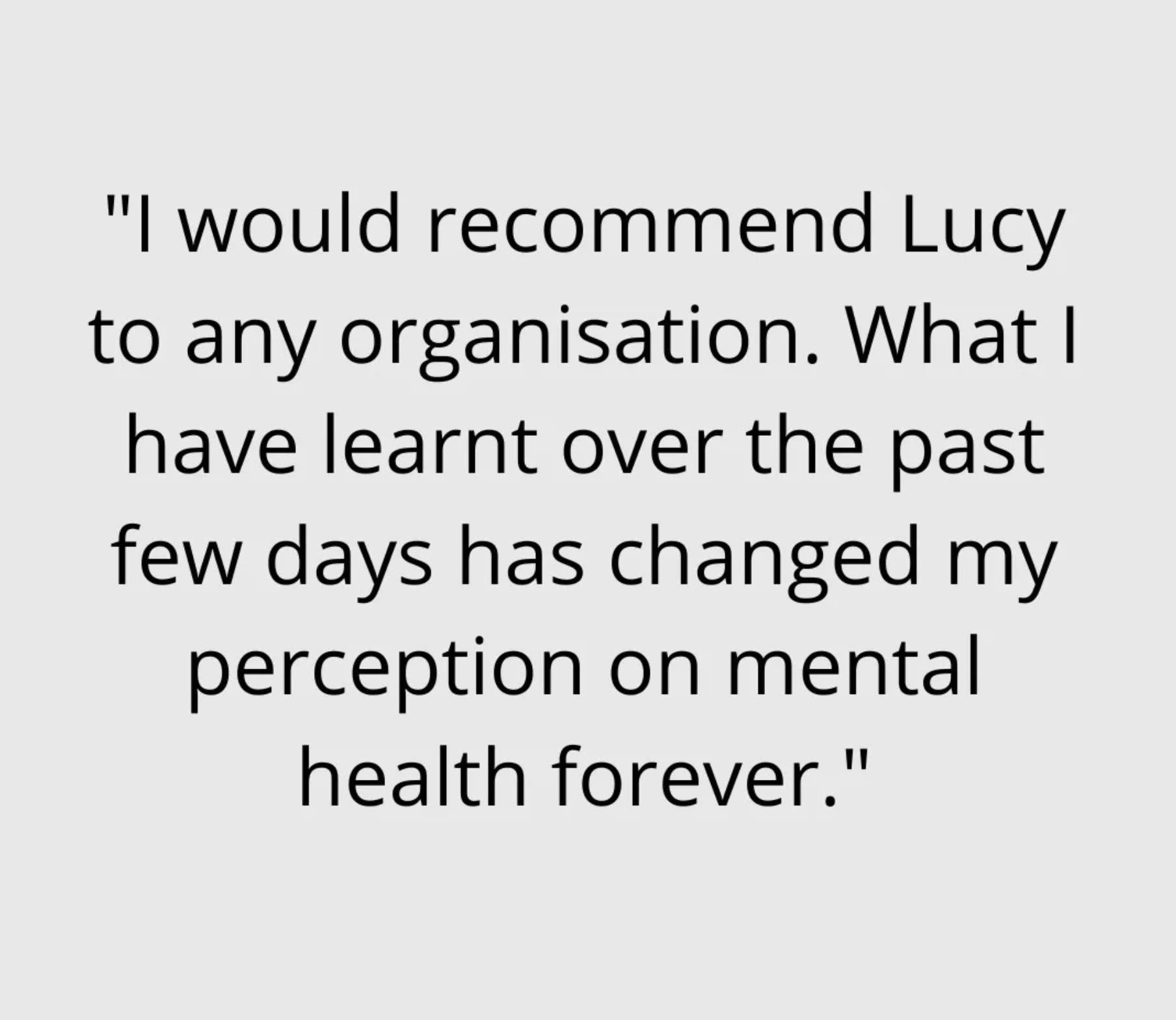 Lucy hine mental health services have a word st albans hertfordshire quote