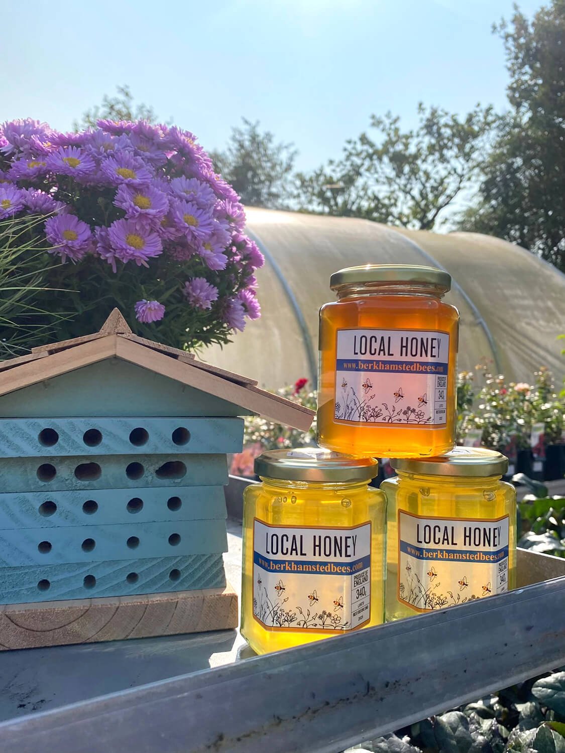 hertfordshire garden centre redbourn local honey