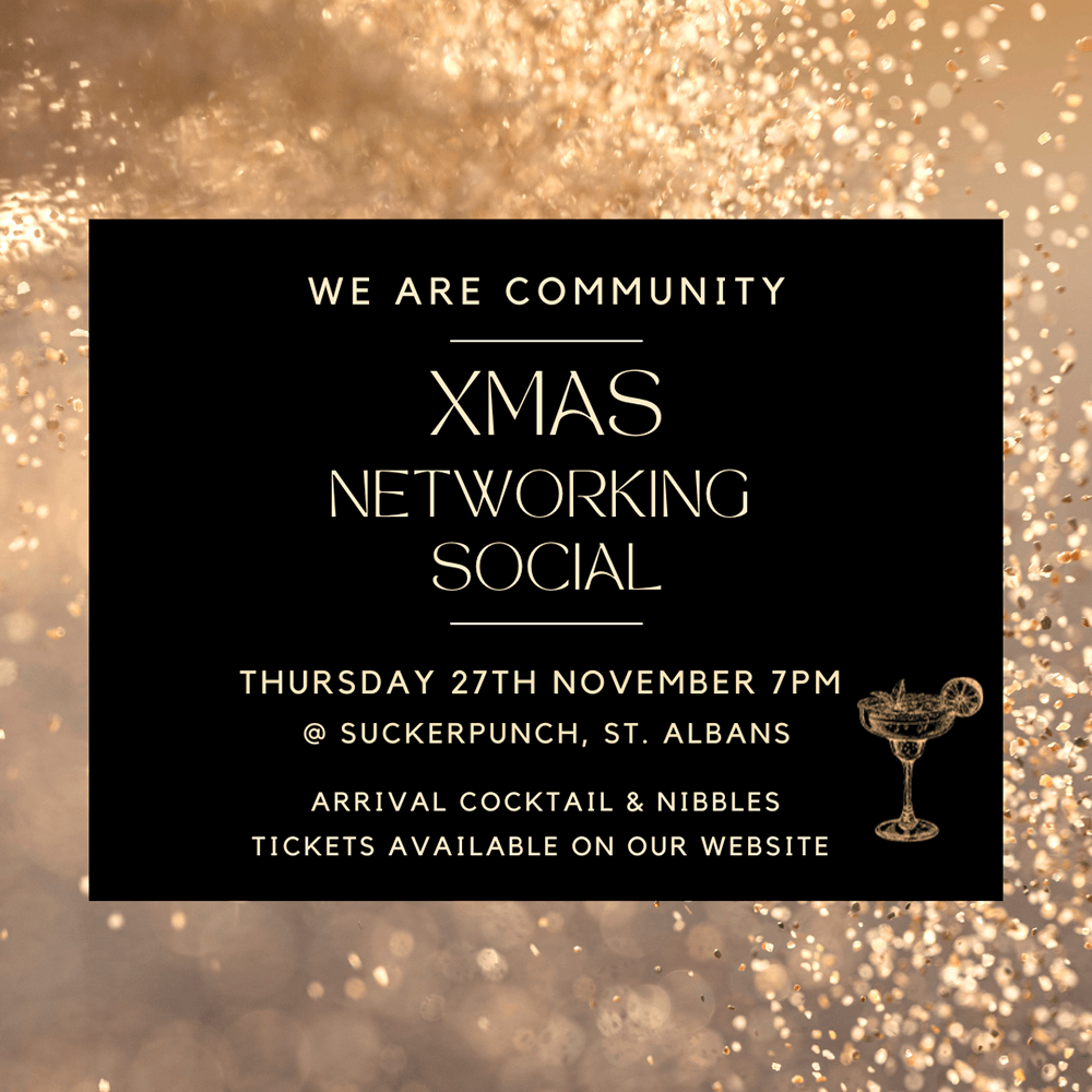 We Are Community Christmas Networking Social @ Suckerpunch, St. Albans