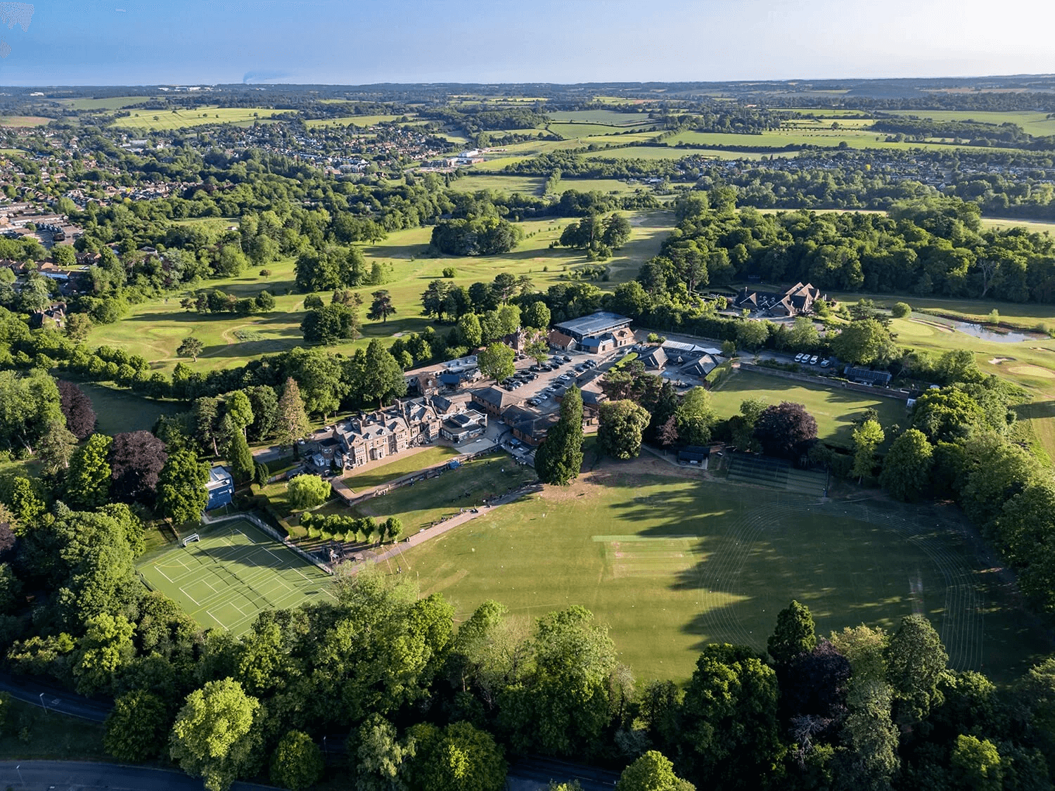 Aldwickbury School harpenden hertfordshire fencing