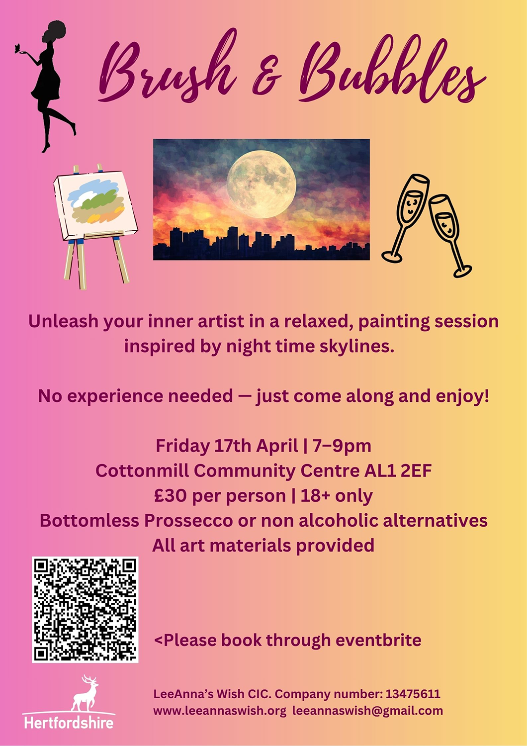 Brush &amp; Bubbles @ Cottonmill Community Centre