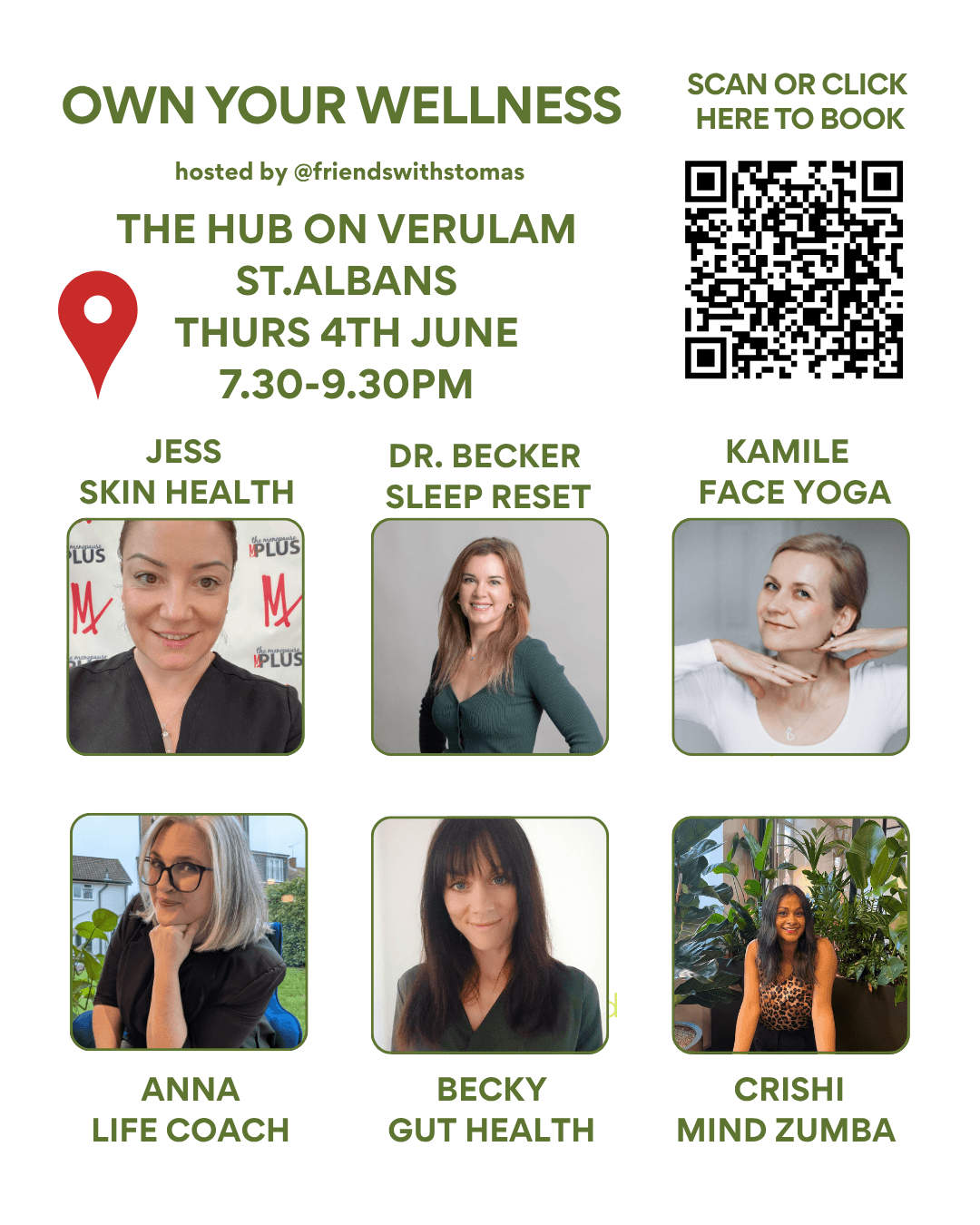 Own Your Wellness Event @ The Hub On Verulam