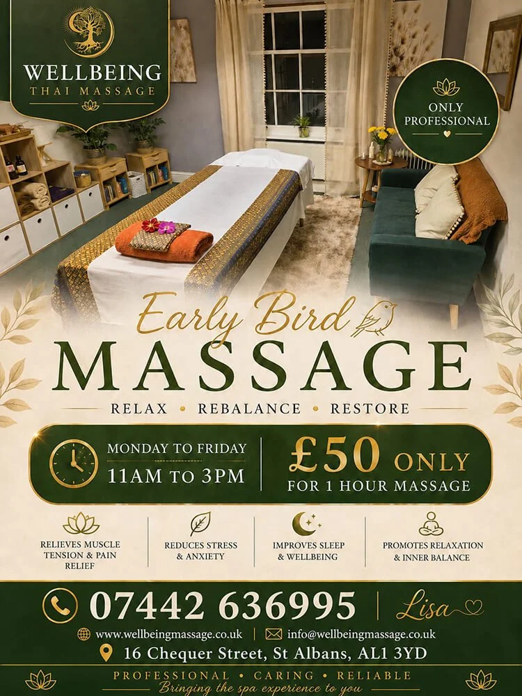 Wellbeing Thai Massage St Albans Hertfordshire