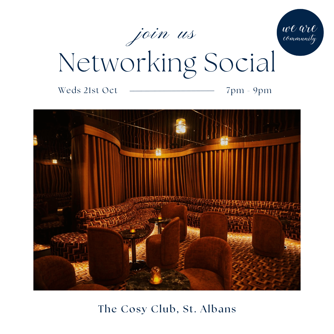 We Are Community Networking @ The Cosy Club, St. Albans