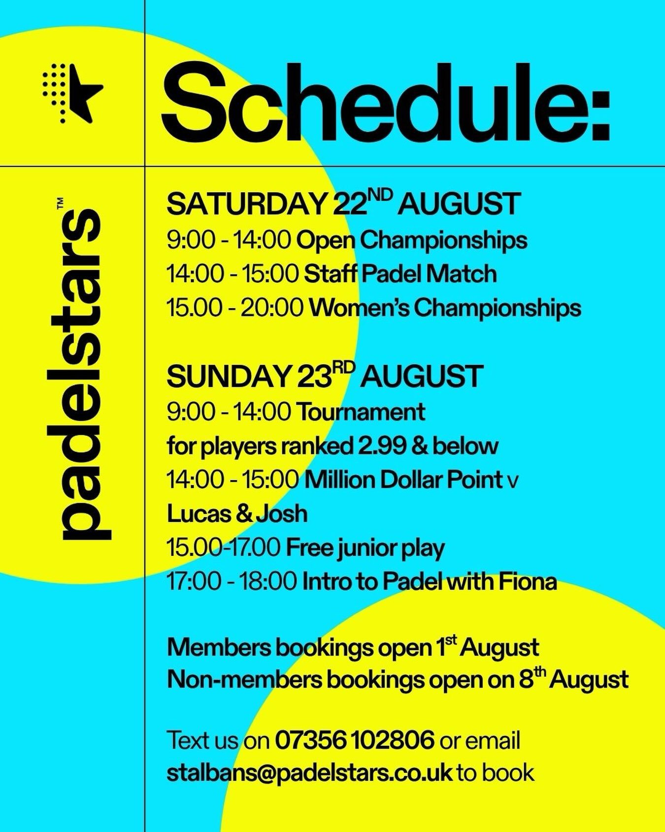 Great music 🎶, delicious food from @paella101 🥘, day-drinking @brewtinicocktails in the sunshine ☀️, bring some friends, stay all day, watch or play a little (or a lot) of padel - what could be better? 🎾 @padelstars.stalbans are inviting all of th