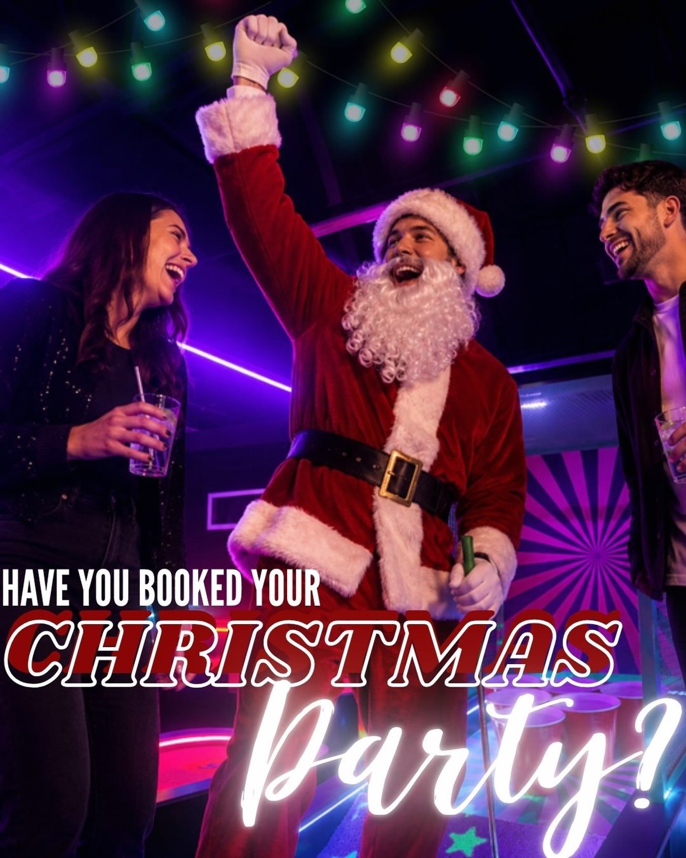 🎄Have you booked your Christmas party yet? 🎄

Forget the awkward office small talk... book with our member @playputt for a fun filled evening, including neon mini golf, karaoke, cocktails and plenty of festive chaos! 
⛳️
Get your group together and
