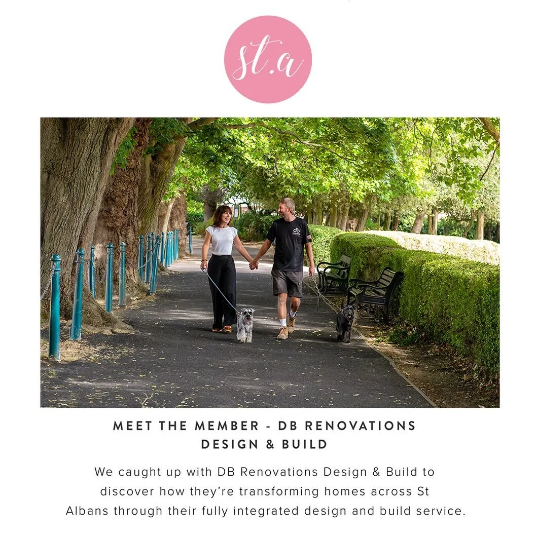 ✨Meet the Member ✨

We caught up with the team at @db_renovations to discover the story behind this local design and build company. Working across St. Albans and the surrounding areas, they bring design, project management and construction together u