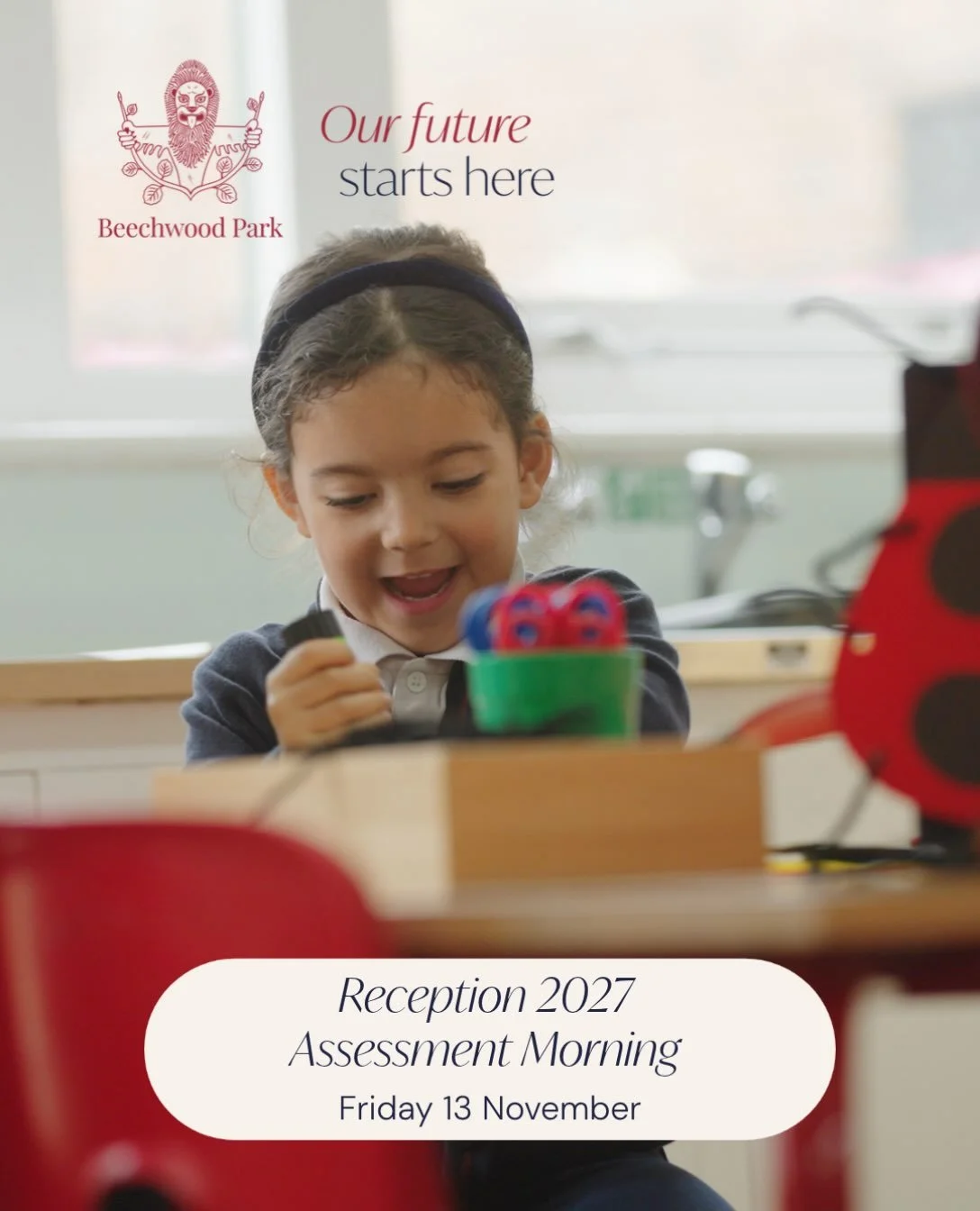 🌿 Looking ahead to Reception 2027? 🌿

Our member @bwpschool is holding their next Reception assessment session on Friday 13 November.
📅
Designed to be play-based, welcoming and age-appropriate, these sessions allow children to engage in a range of