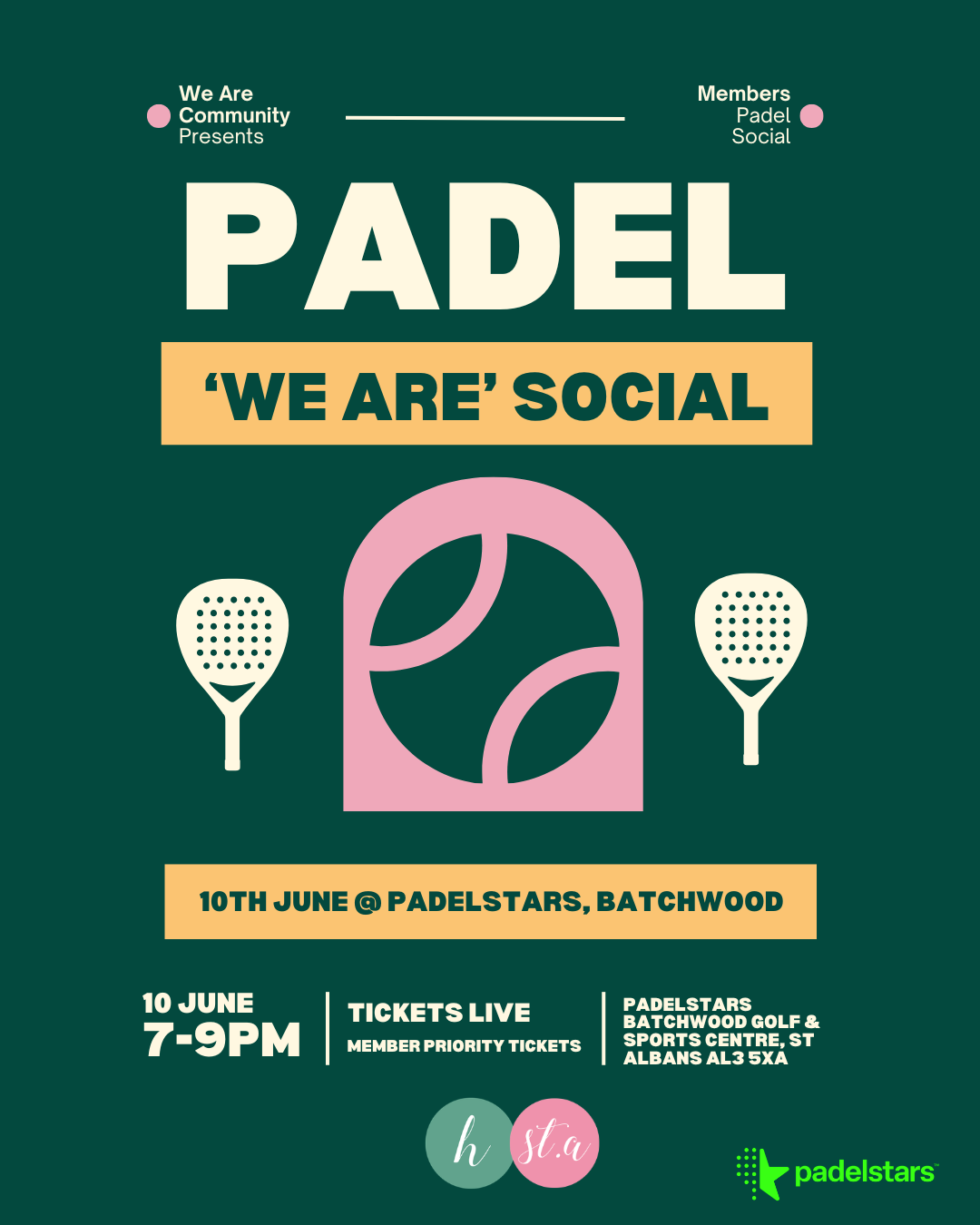 Padel St. Albans Social Event Networking