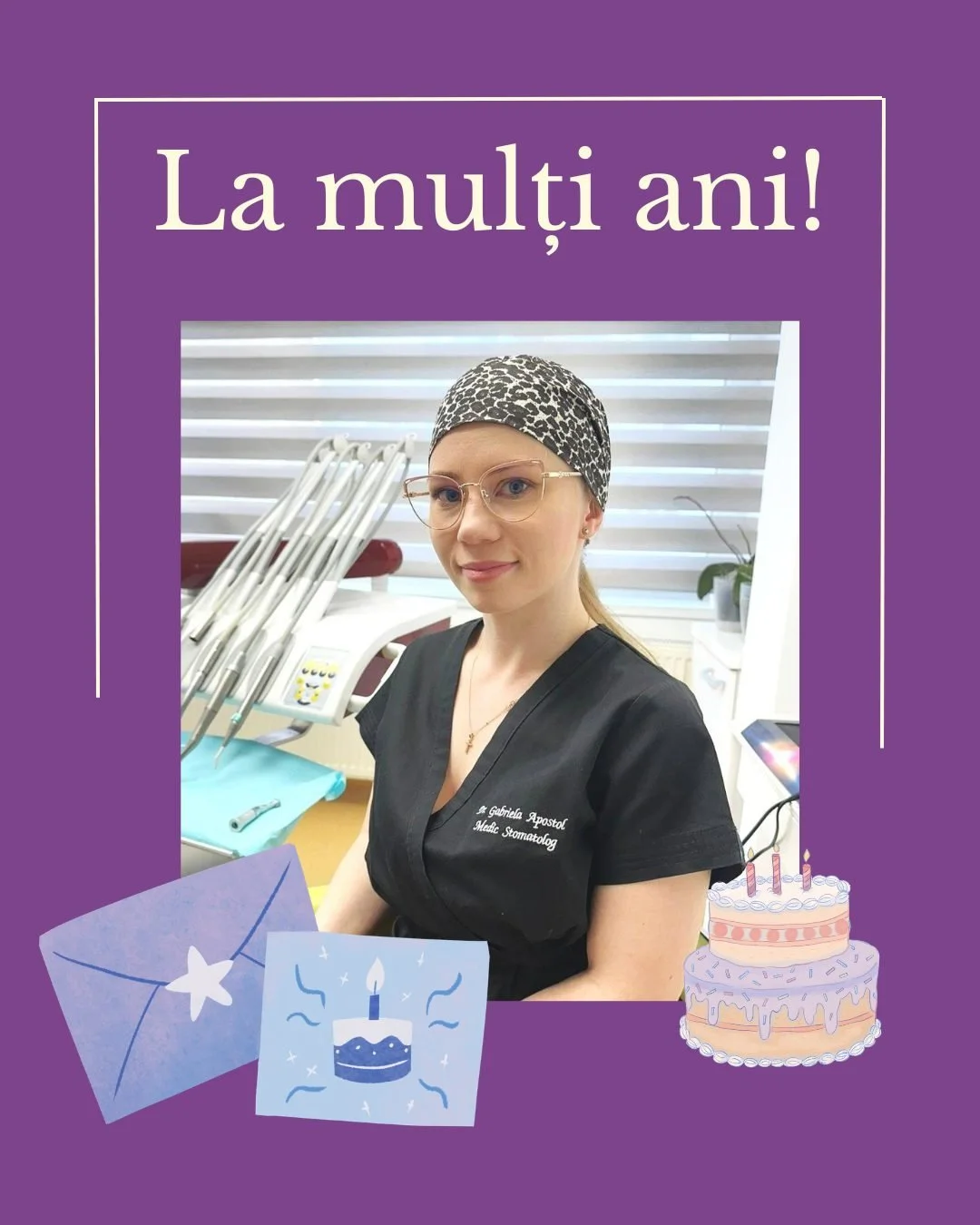 🎂🦷 La mulți ani, Dr. Apostol Gabriela!

&Icirc;ți mulțumim pentru dedicarea, profesionalismul și grija pe care le oferi zi de zi pacienților noștri. Ești un om valoros &icirc;n echipa Stomdas și ne bucurăm să te avem alături. 🤍

&Icirc;ți dorim mu