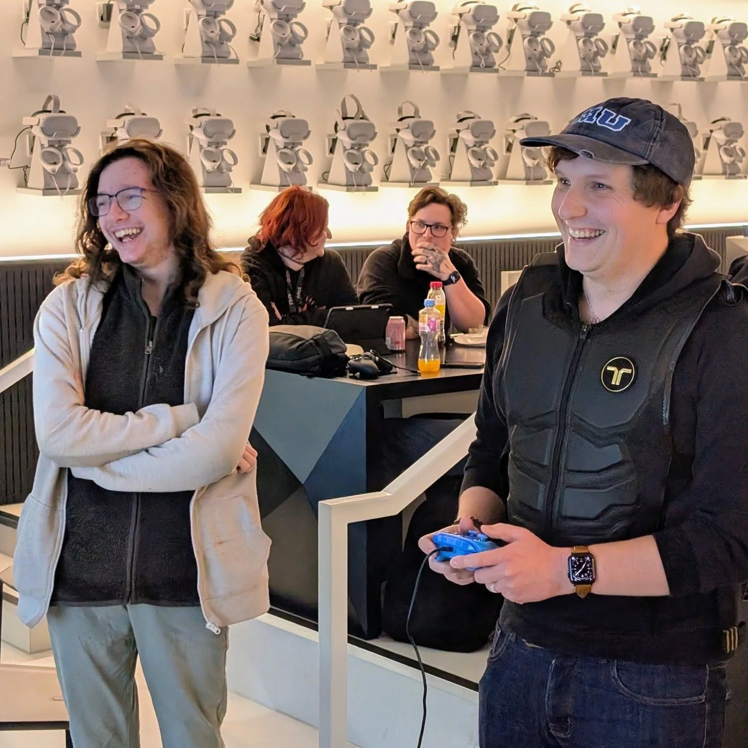 Show &amp; Tell in the XR Lab!

Another fantastic bi-monthly Show and Tell event as part of the Suffolk Game Developers community! Hosted by the brilliant Sam Read of Read-Graves Games, this session brought together students and local devs to share p