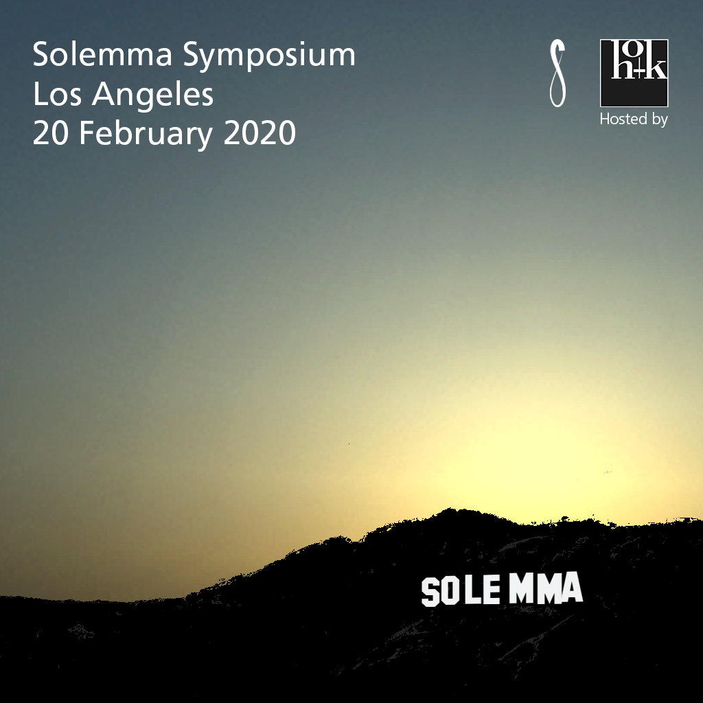 Solemma Symposium 2020, Los Angeles