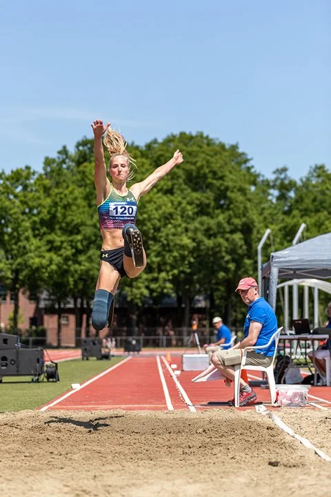 Reportagefotografie voor NK atletiek