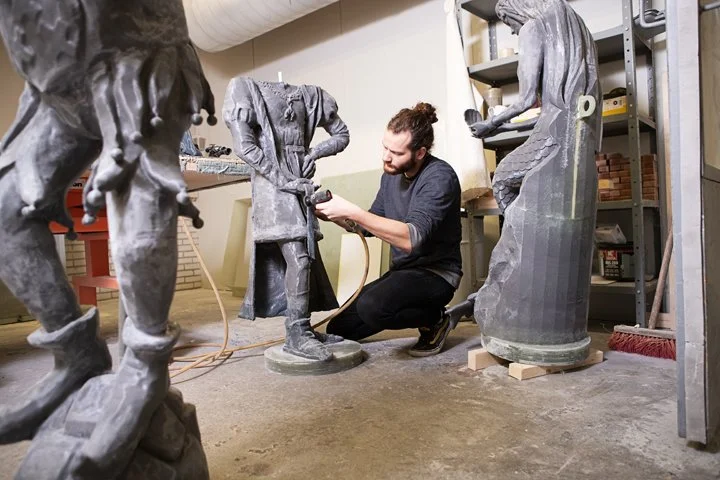 Werkportret van werk handeling 