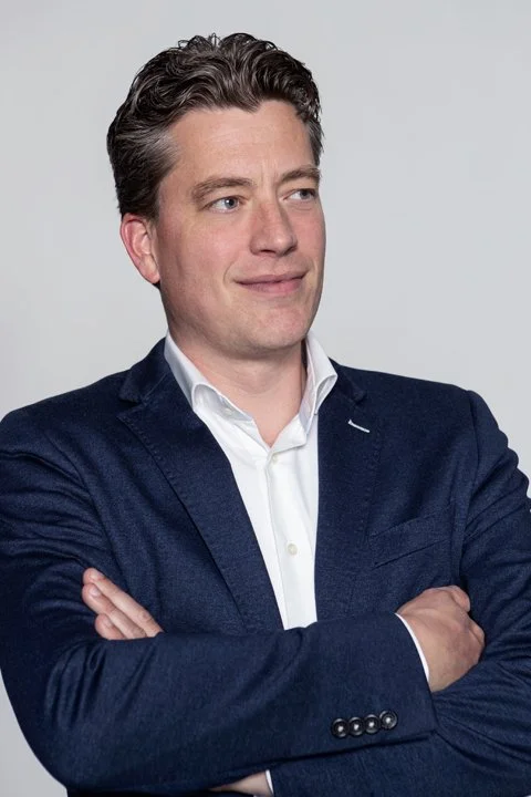Studioportret van ondernemer voor LinkedIn
