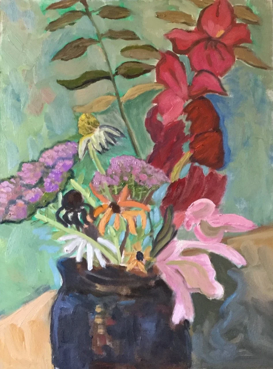 Myrn Ellen Barrett - JugofFlowers12x16oiloncanvas.jpeg