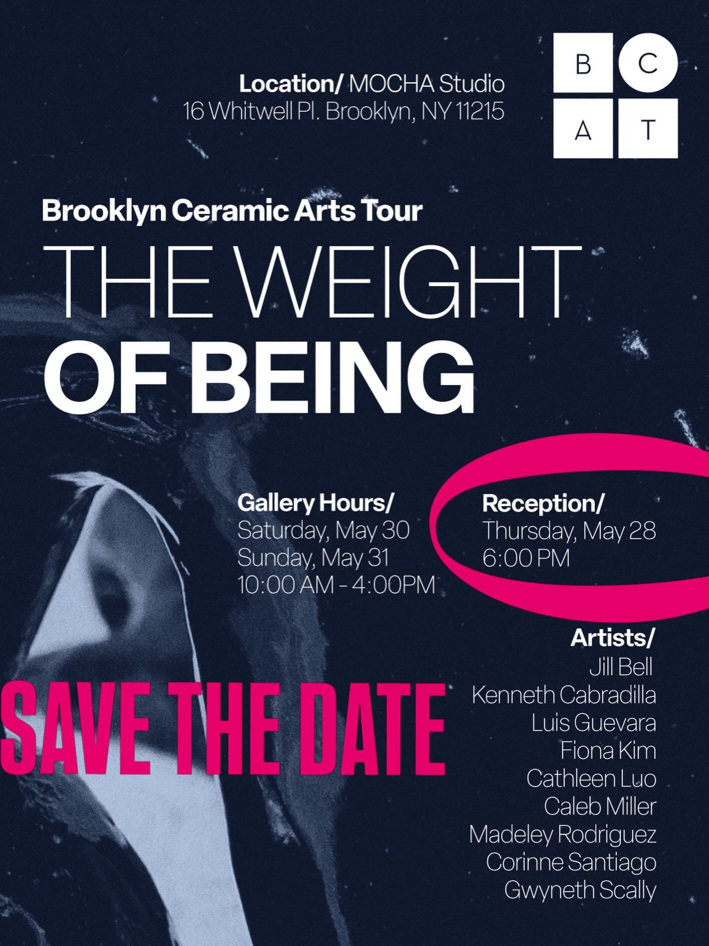 Please join me and 8 other Artist for the opening reception for &ldquo;The Lightness of Being&rdquo;. A figurative exhibition exploring. 

May 28th @ 6pm

Location: Mocha Studio
16 Whitwell Place, Brooklyn

In collaboration with @brooklynceramicartst