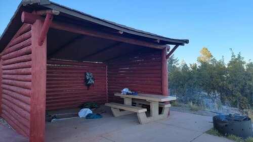 Capilla Peak Campground Shelter