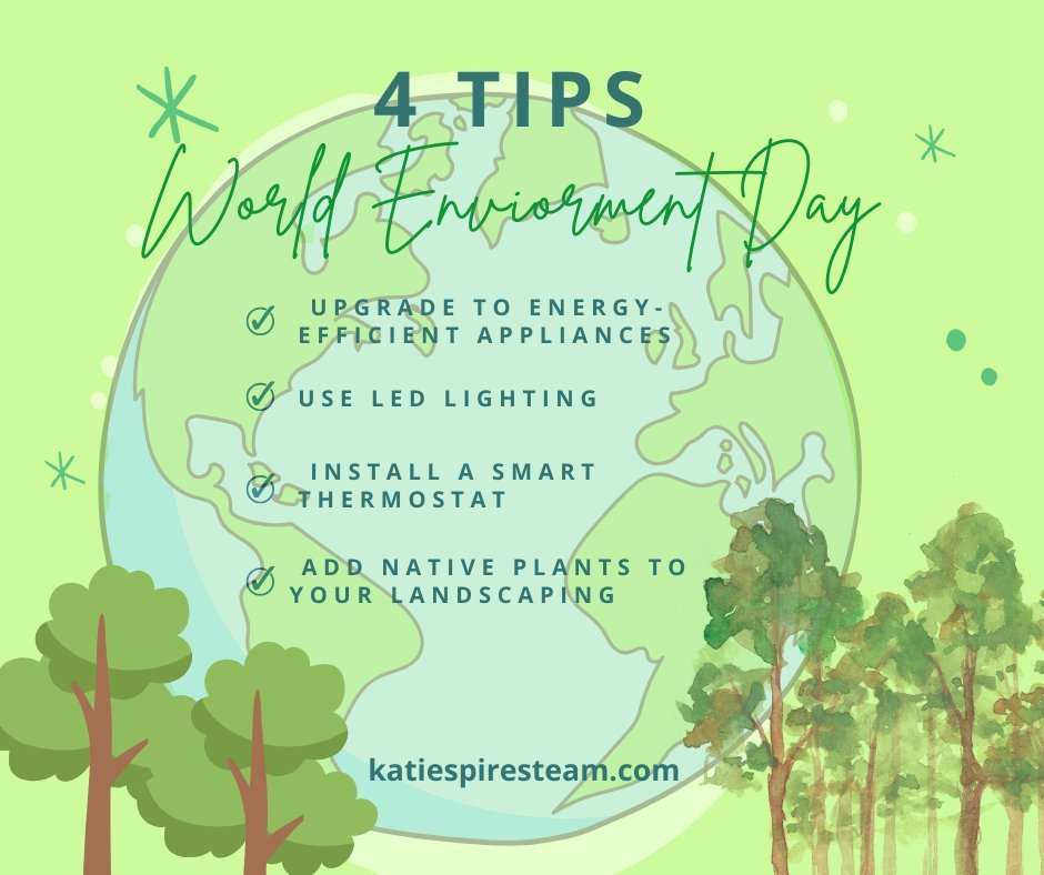 Happy World Environment Day! 🌍 Small changes at home can make a big difference for our planet. From energy-efficient appliances to native plants, every step counts. Looking for a home that&rsquo;s kind to the environment and your wallet? The Katie S