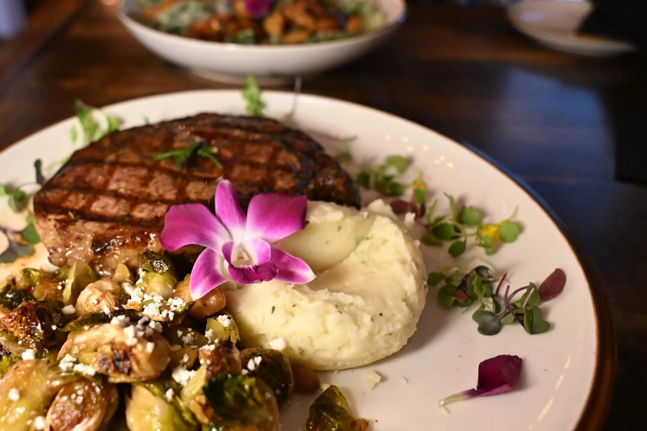Cut to the perfect thickness in-house; Our Ribeyes range in size, photographed here is an 18oz USDA Prime Ribeye. So rich, so tender, and heavily marbled - absolutely delicious.