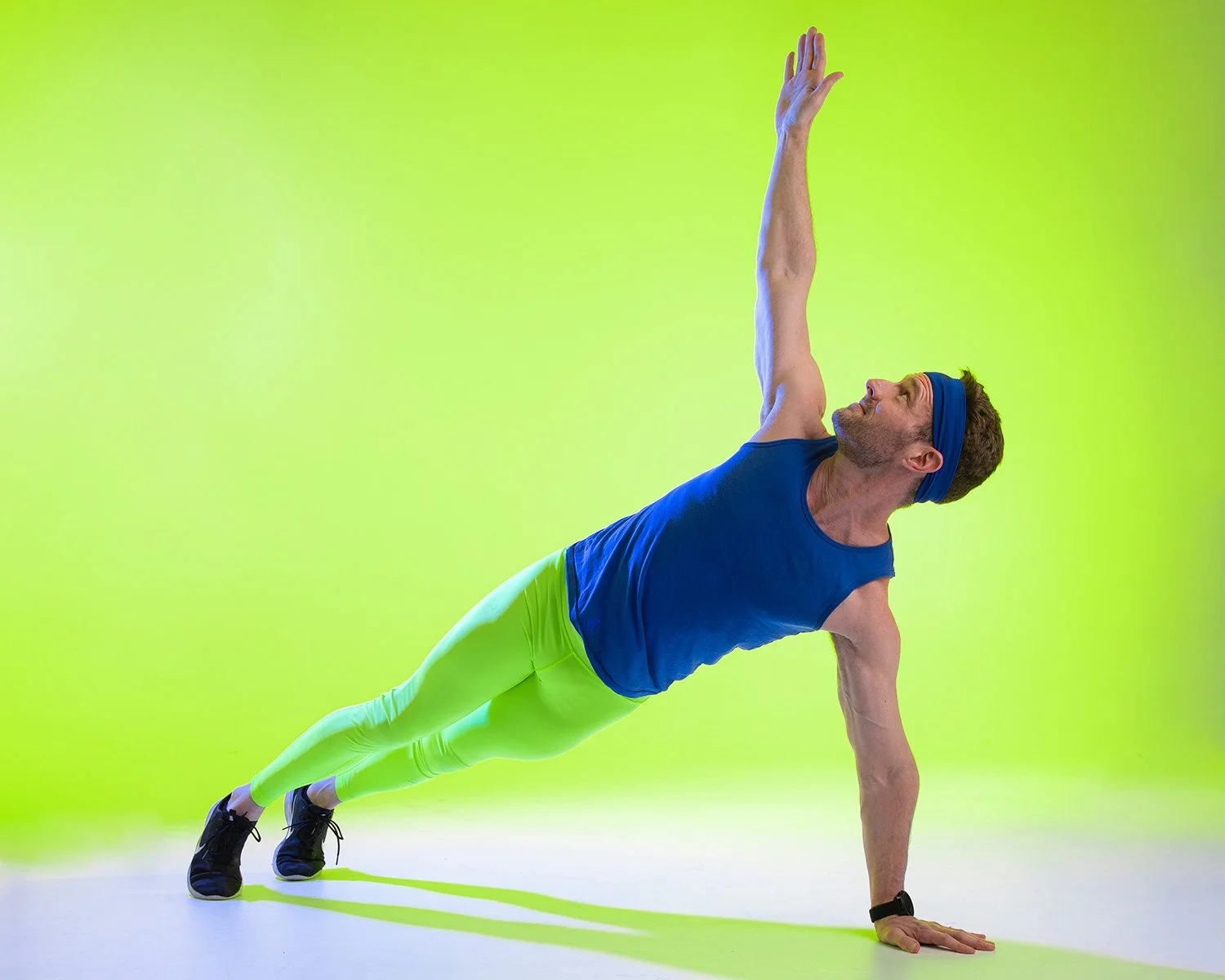 Zak doing some streches