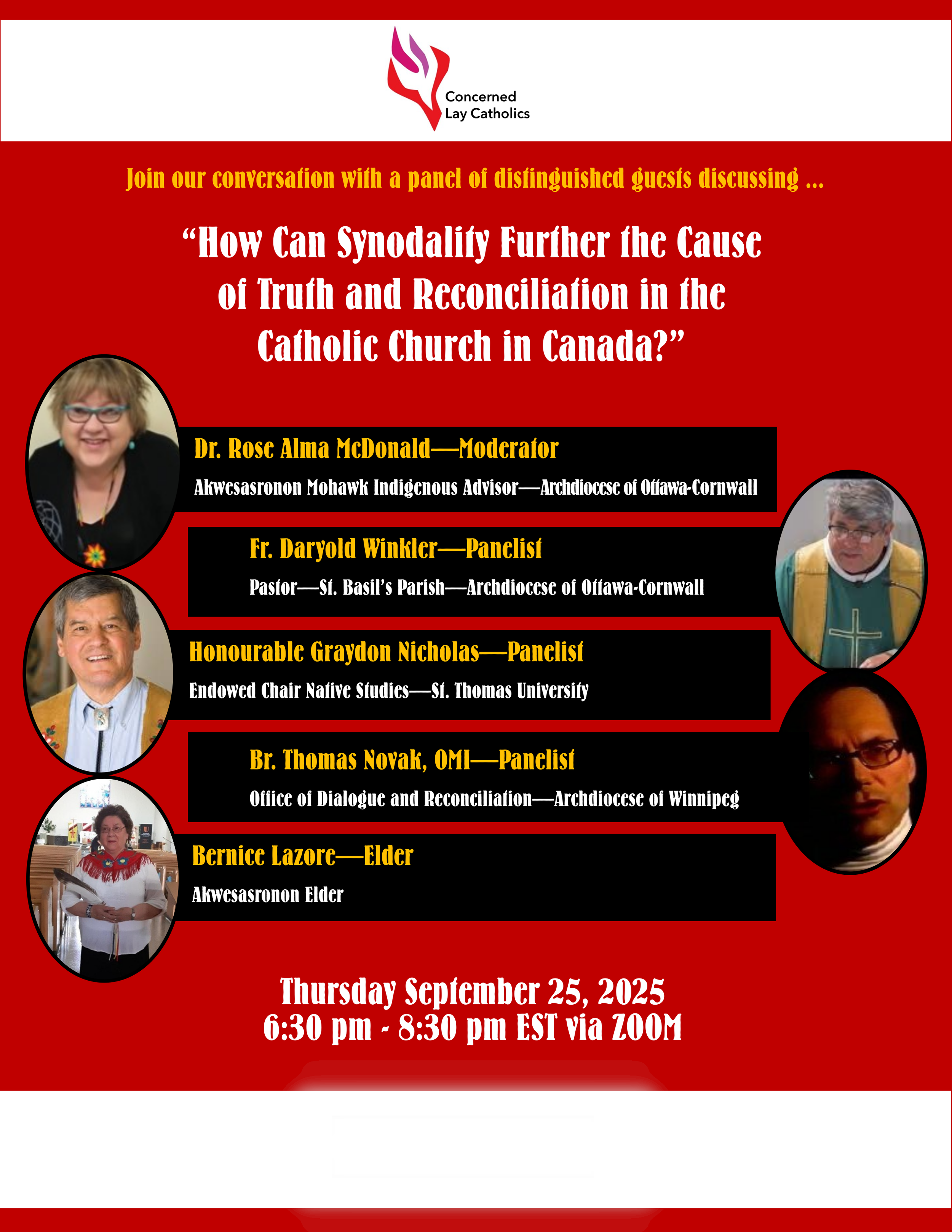 How Can Synodality Further the Cause of Truth and Reconciliation in the Catholic Church in Canada?