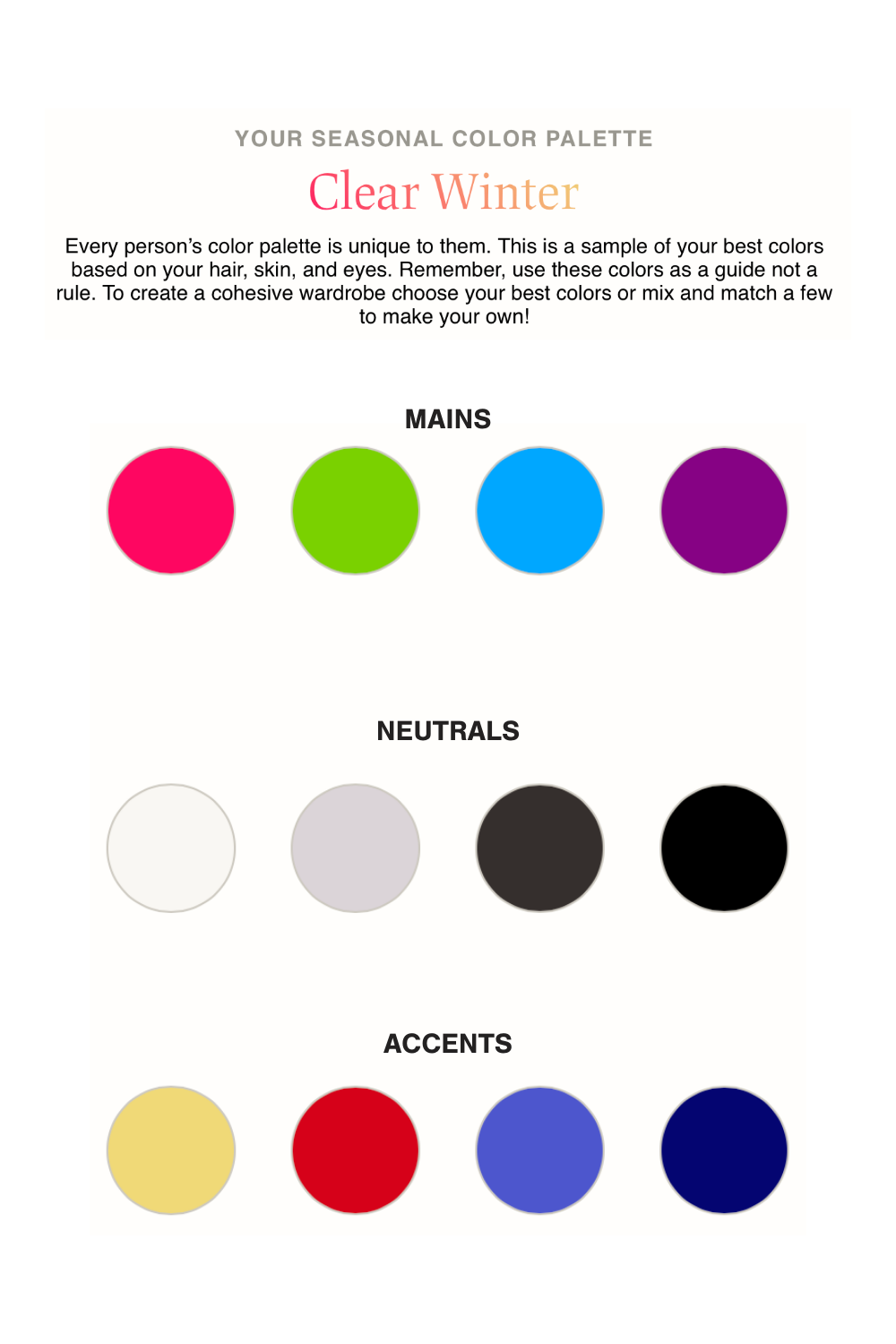 How To Make White Color How To Create Your Personal Color Palette (FREE Color Quiz) | Cladwell