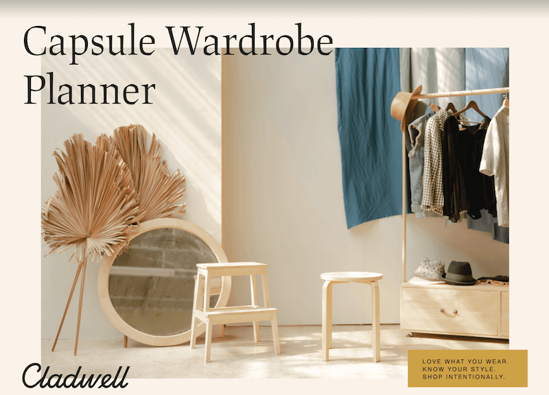 Capsule Wardrobe Program Let's build your Capsule Wardrobe Cladwell