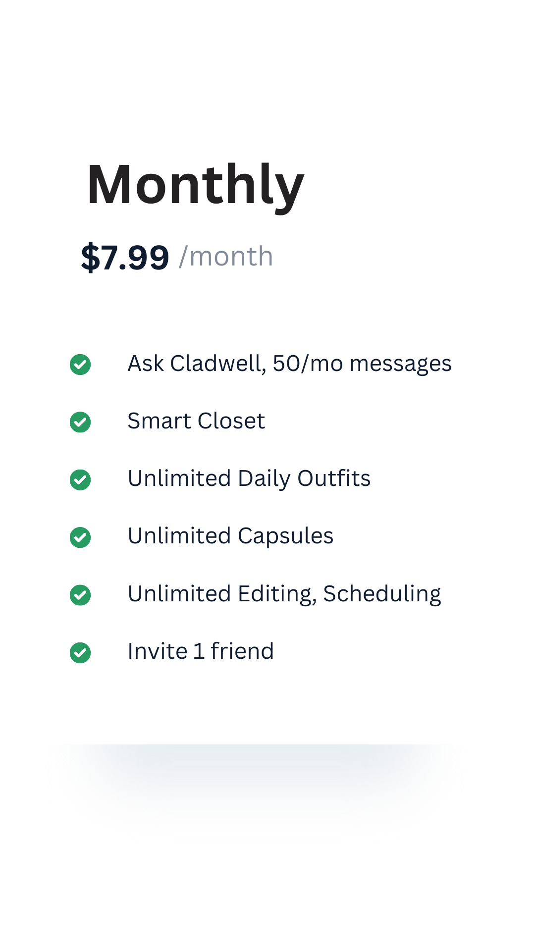 Cladwell | Pricing