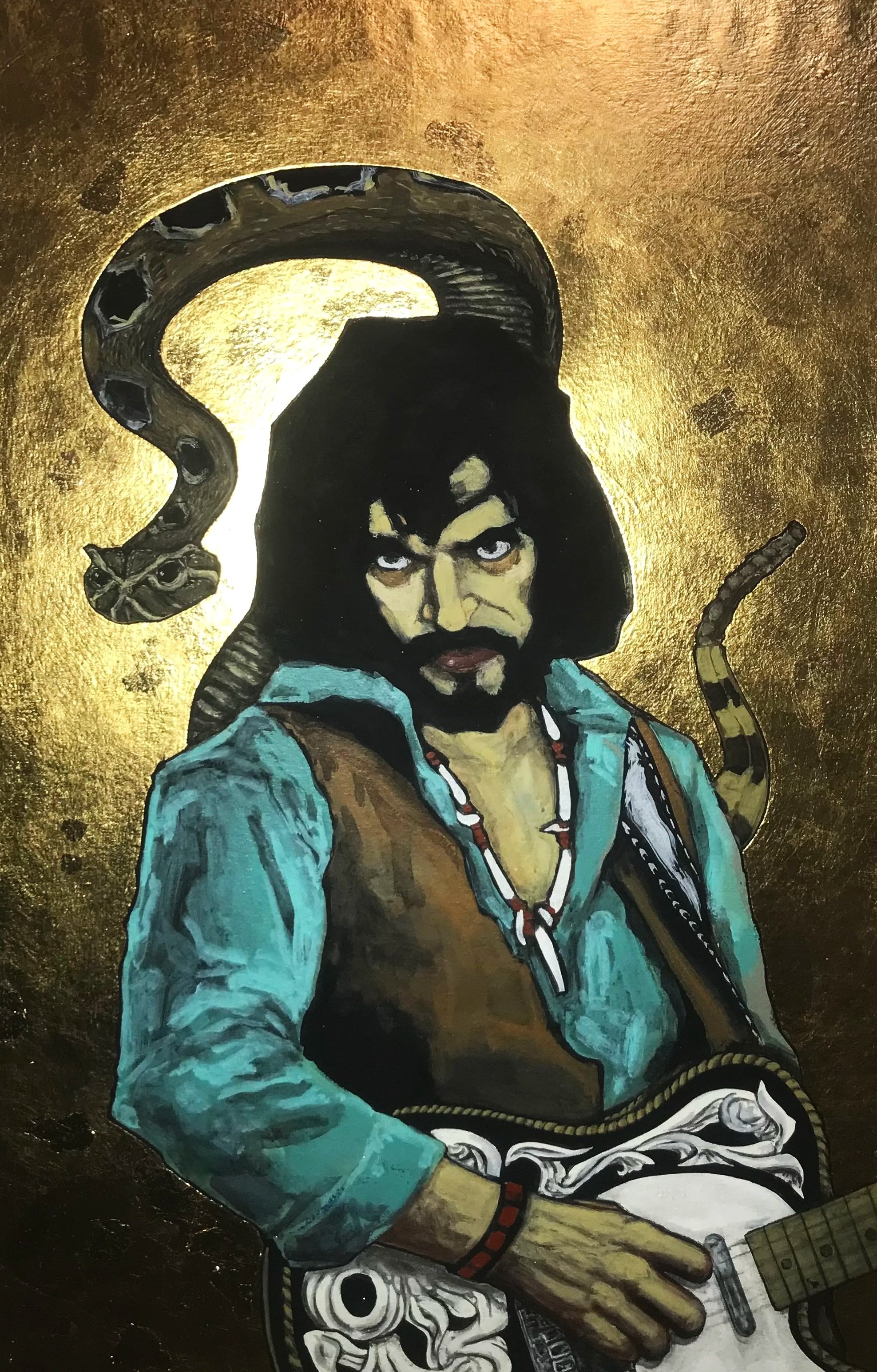Made Of Something Else
2023
Oil, acrylic and gold on canvas
36"x48"
(SOLD)