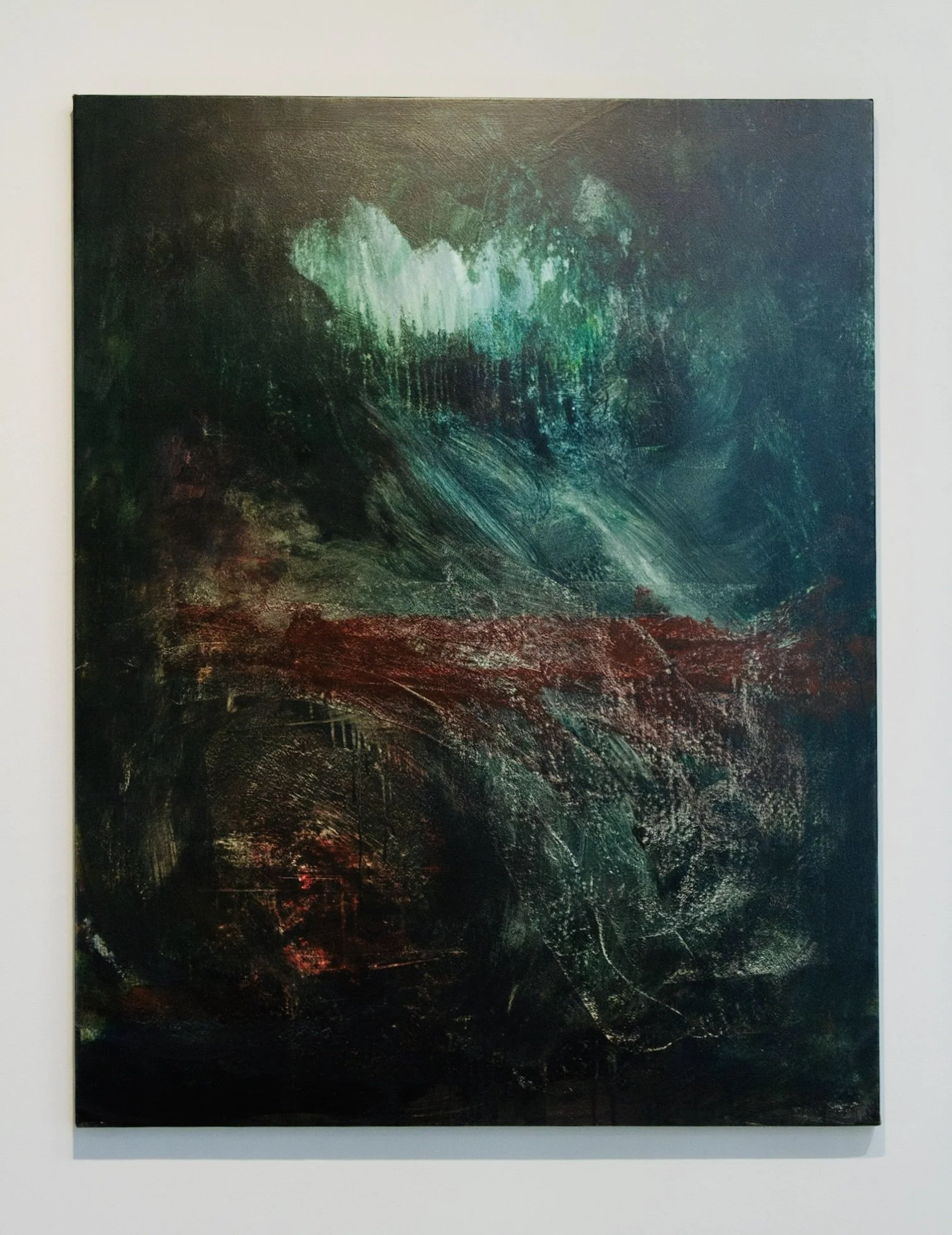 The Words Turned Suddenly In On Themselves
2025
Mixed media on canvas
39x50