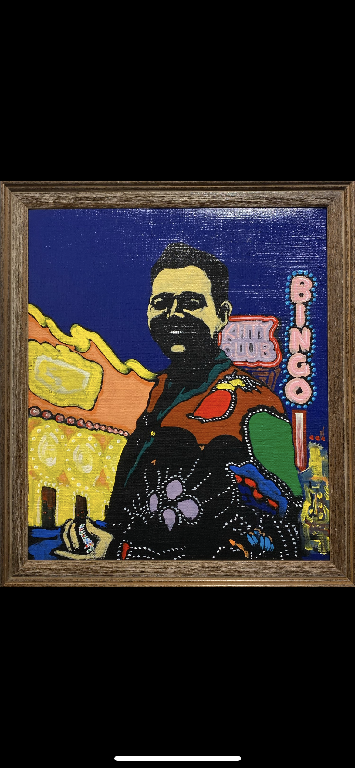 O Buddy, I’ve Been Known To Dabble
2023
Acrylic on canvas
17.5x20.5