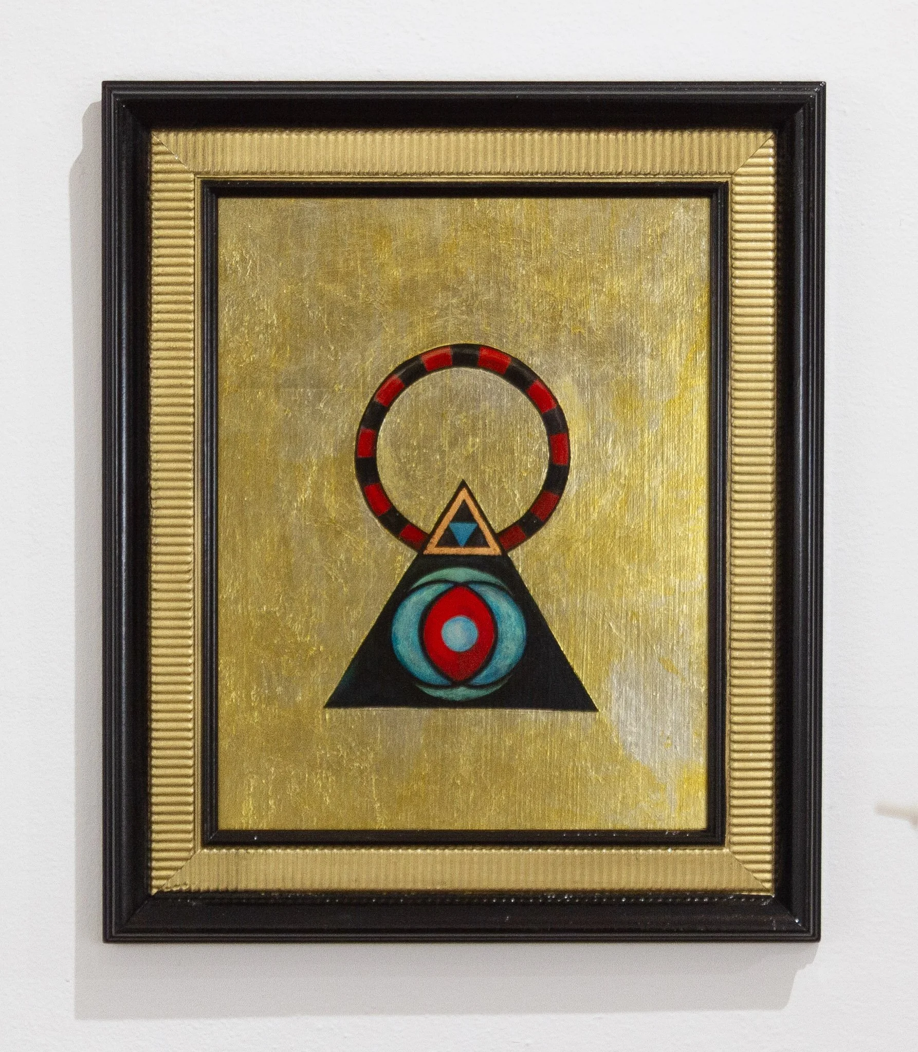 Altar
2023
Acrylic, oil and gold on wood panel
11"x14"