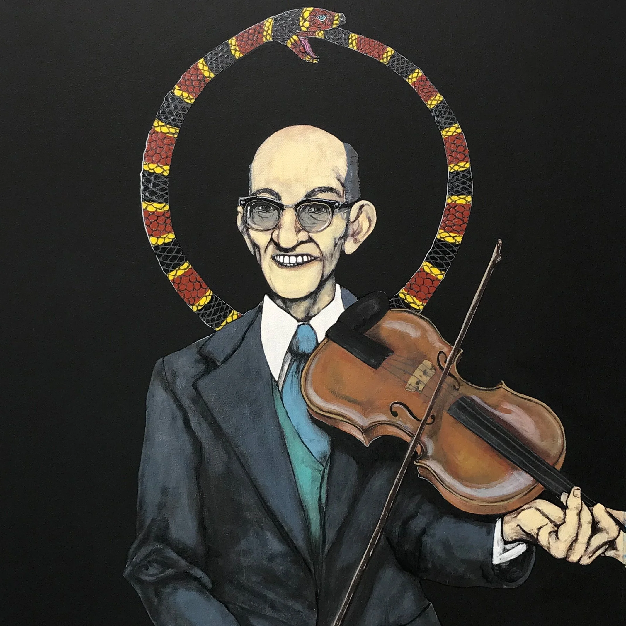 I Am The Serpent
2023
Acrylic on canvas
34x41