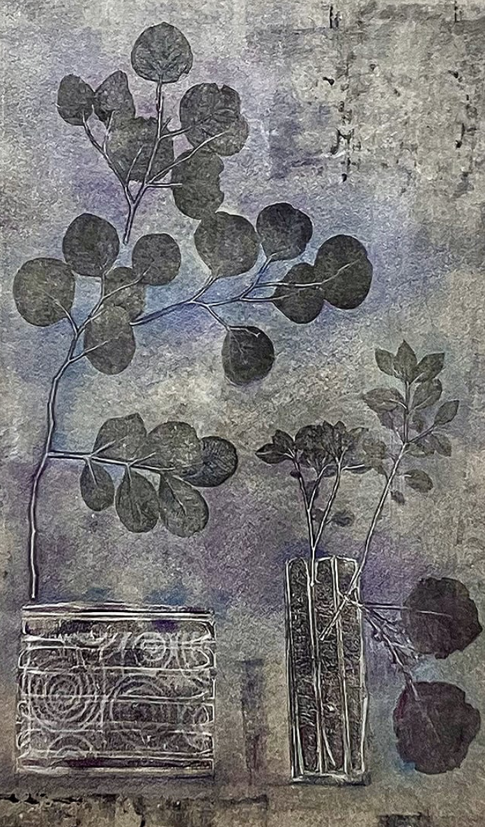 Botanicals: Monoprints and Collage