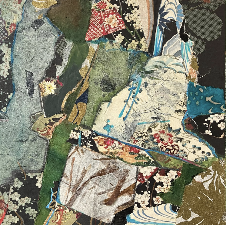 Red Strip
Collage on wood panel
10 x 10 x 2 in