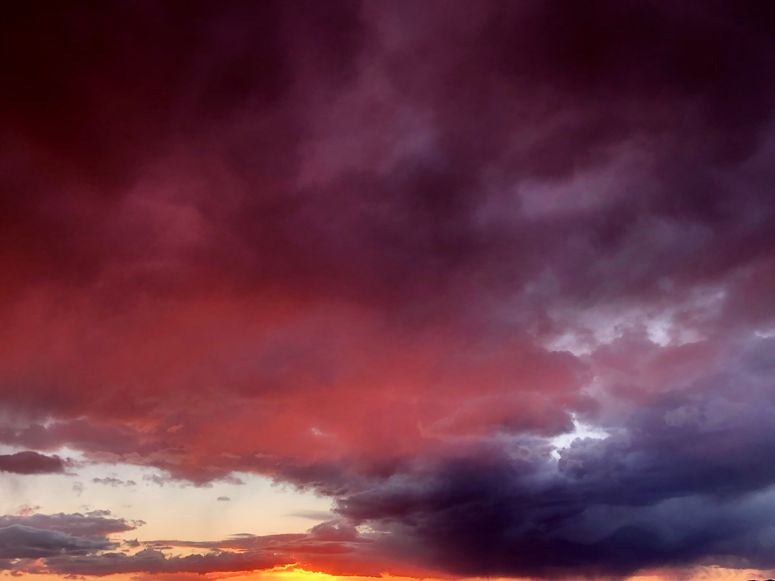 Red Sky
Photograph hand embellished with color pencil and collage.
22’ x 28”