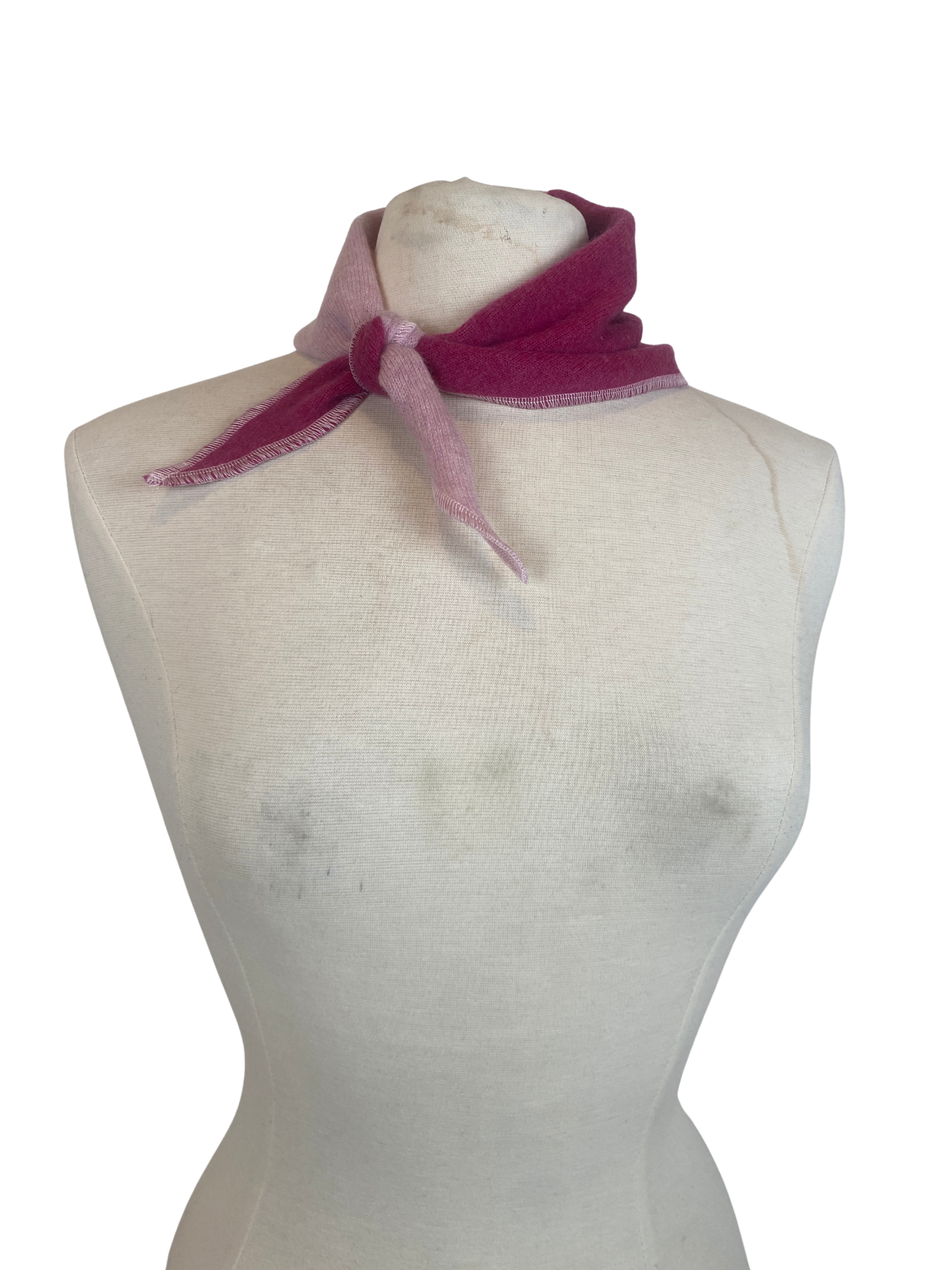 Cashmere Kerchief — Raspberry
