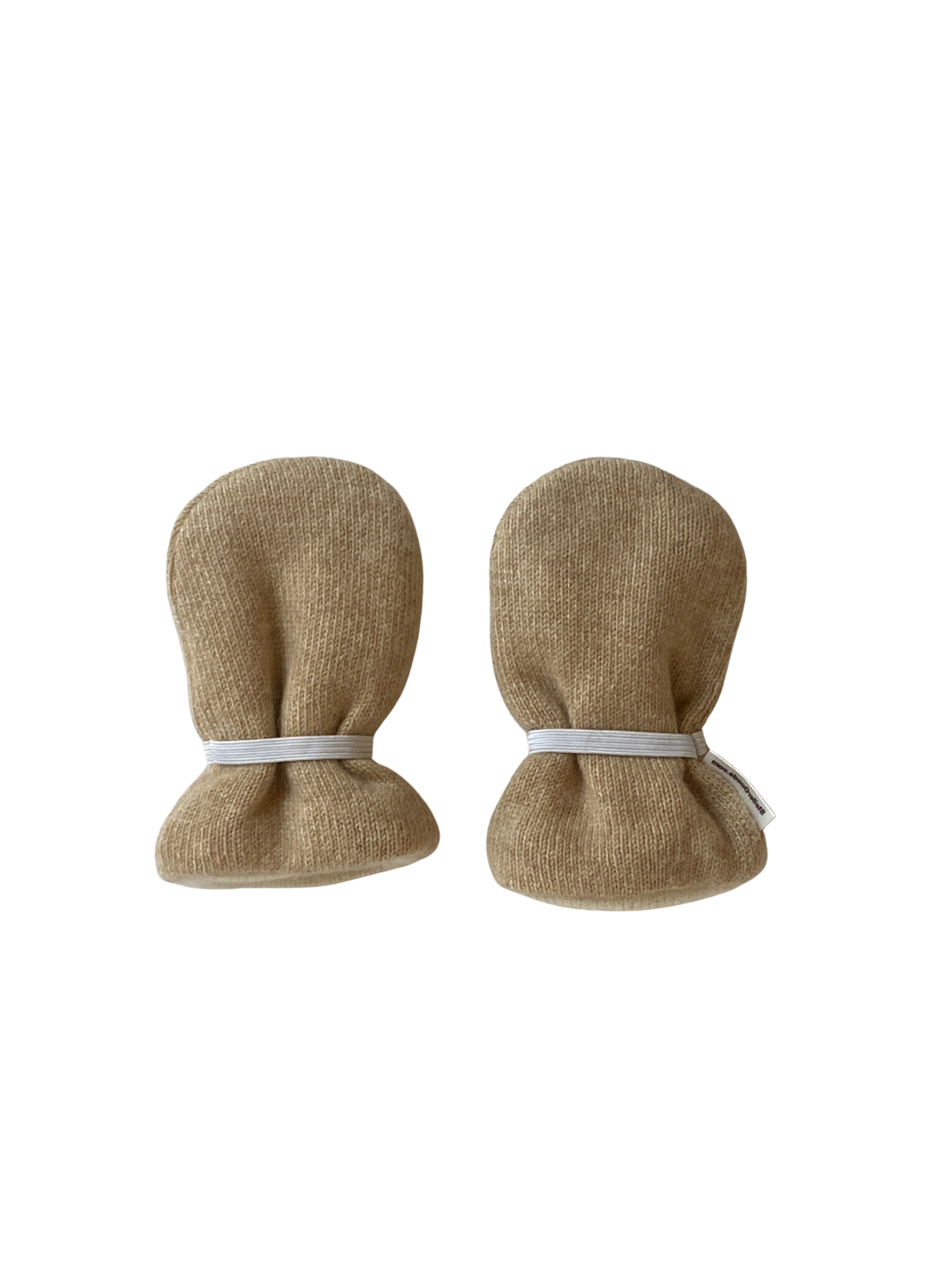 Infant Cashmere Mittens- Natural