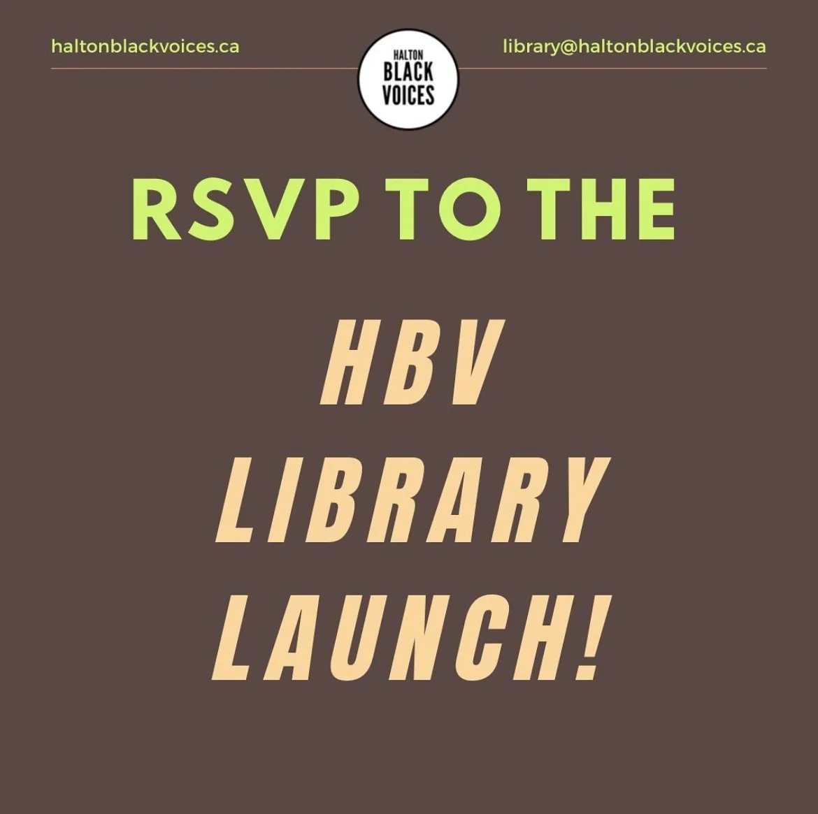 HBV Library Launch