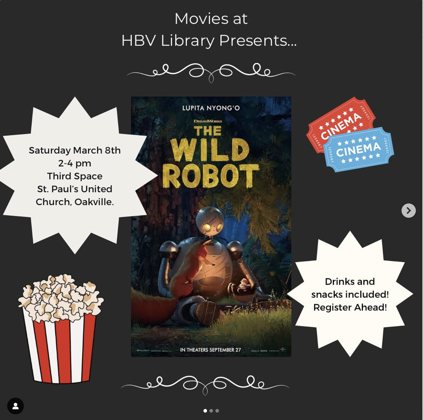 March Break: The Wild Robot Movie