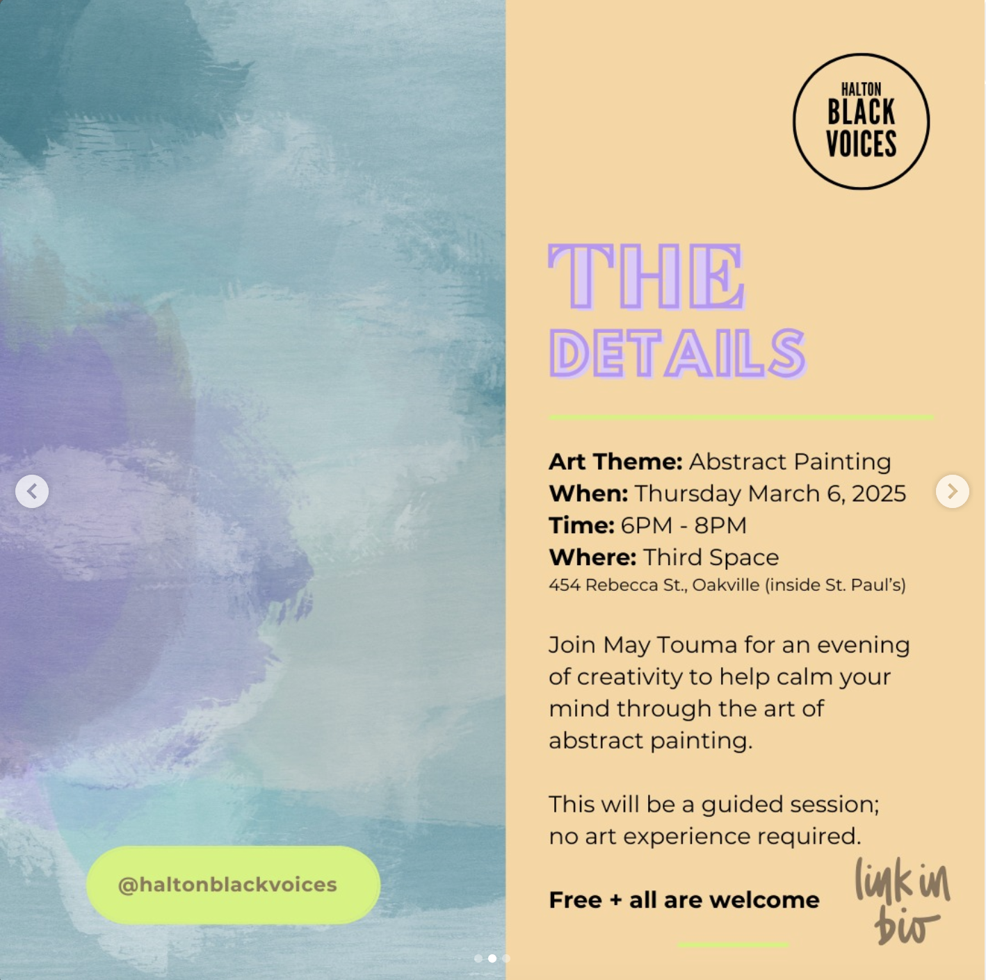 Art + Wellness: Abstract Painting