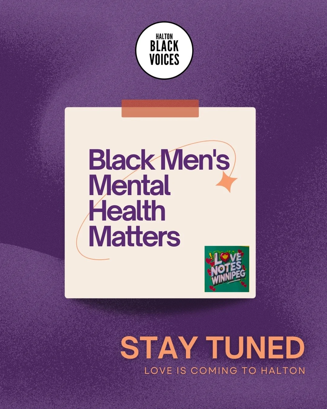 Something&rsquo;s coming to Halton&hellip; little reminders that love and care are never far away. Keep your eyes open. 
.
.
.
.
.
.
#lovenoteshalton #blackmensmentalhealth #blackmentalhealthmatters #lovenoteswinnipeg #haltonblackvoices #hbvcommunity