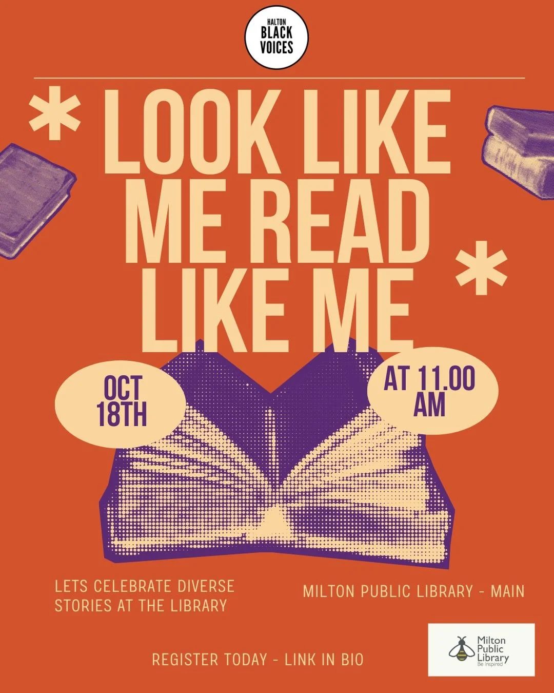 Join us on October 18th as we celebrate the beauty of our community through joyful, drop-in&ndash;style storytelling that reflects diverse voices and experiences. 🌍💛

Saturday, October 18th &bull; 11:00 AM &ndash; 1:00 PM
Milton Public Library &mda
