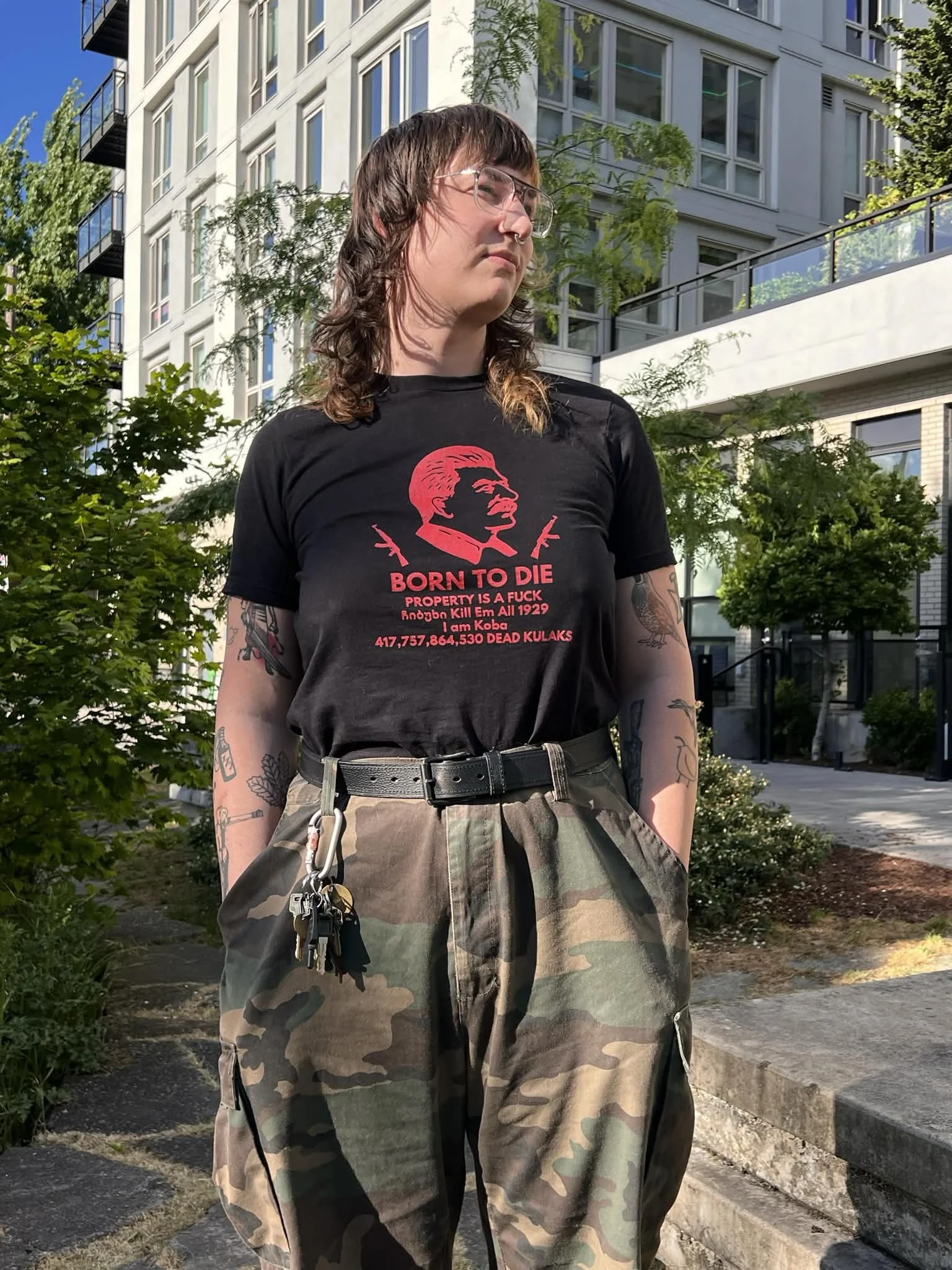 Stalin Born2Die Unisex Tee