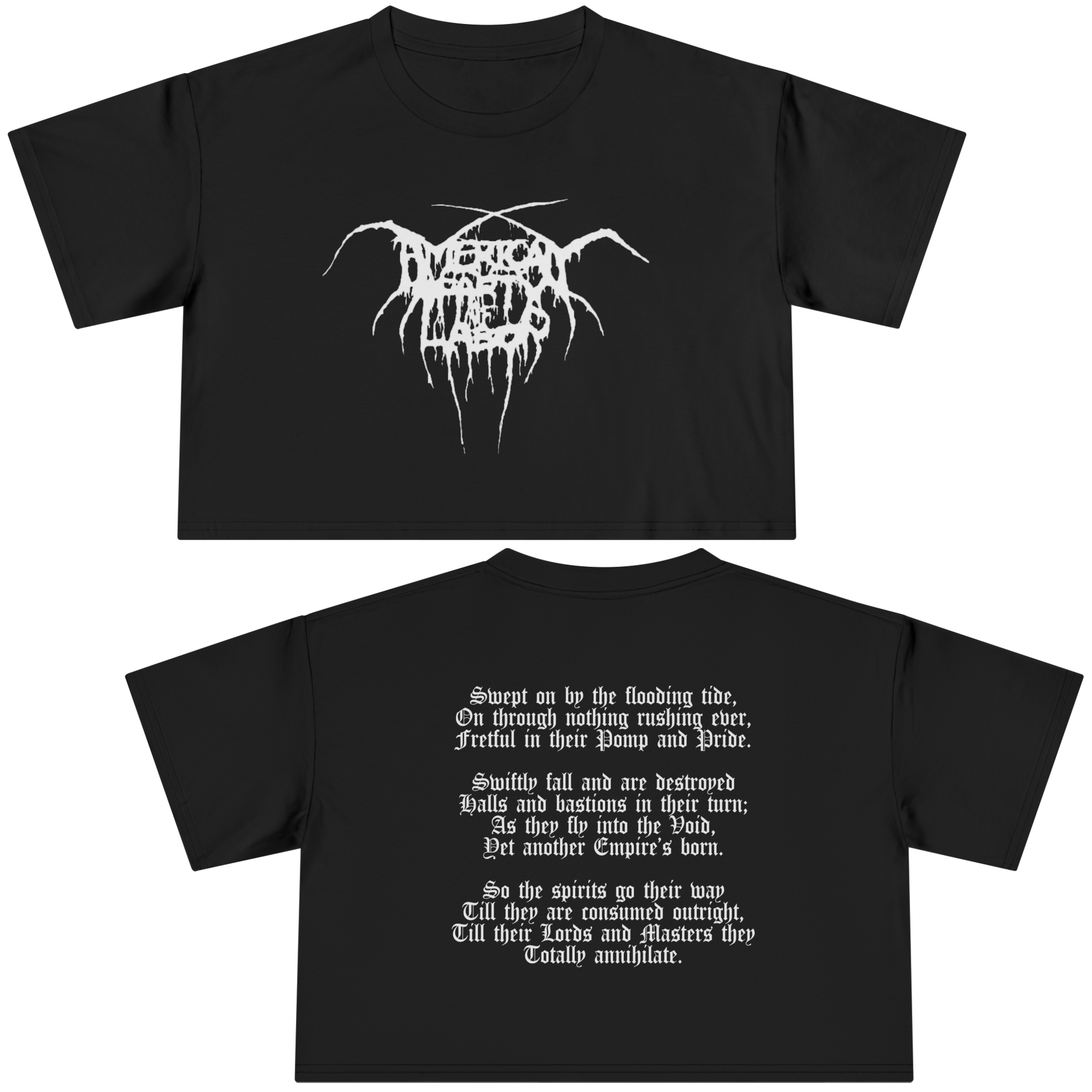 APLthrone Cropped Tee