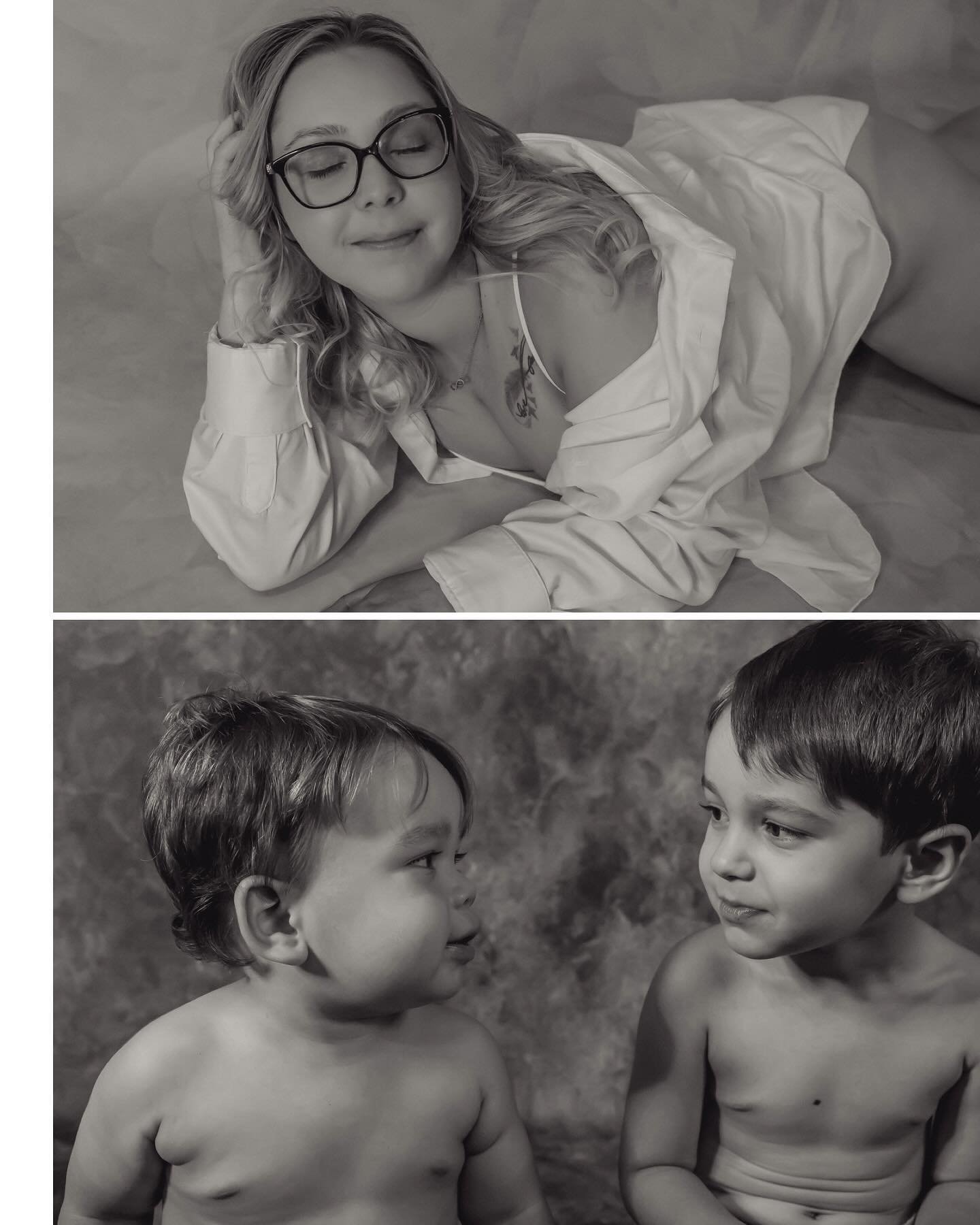 &ldquo;Motherhood: Desperately seeking a break, but not wanting to miss a single moment.&rdquo;
 
___________
 
Loving the shots of these two adorable boys and of course, of mama individually. Kids grow so fast, what a treasure to capture this moment