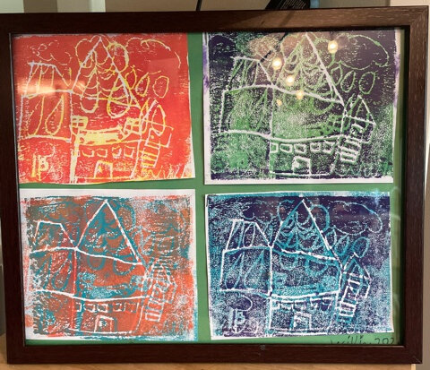 Creating a Series of Prints Inspired by Aztec Stamps